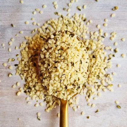 Graines de chanvre décortiquée 4 graines de chanvre décortiquées